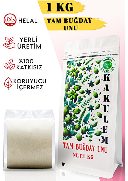 Sertifikalı Tam Buğday Unu 1 kg Özü Yüksek Ata Tohum