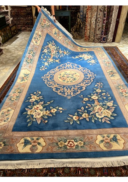 El Dokuma Kabartmalı Çin Halısıdır Ebat 300x200