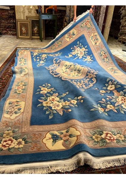 El Dokuma Kabartmalı Çin Halısıdır Ebat 300x200 fırsatları