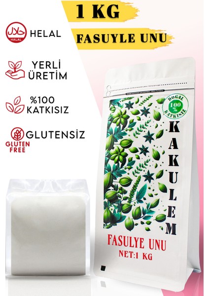 Glutensiz Sertifikalı Fasulye Unu 1 kg