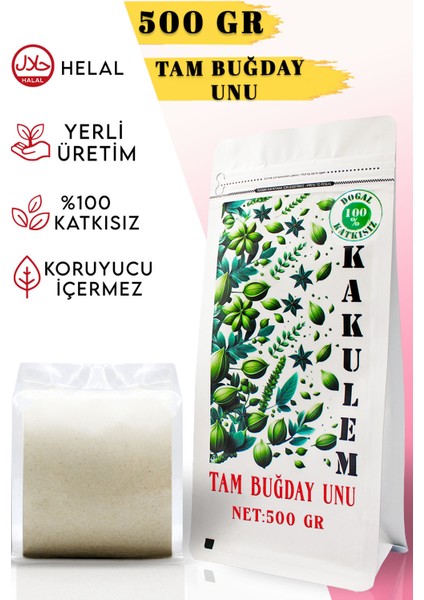 Sertifikalı Tam Buğday Unu 500 gr Özü Yüksek Ata Tohum