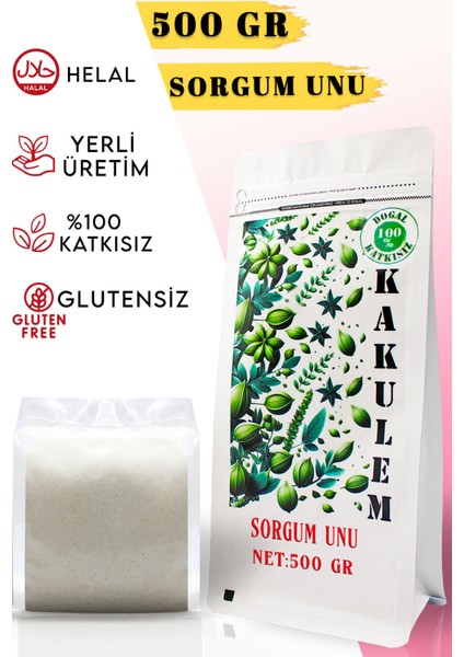 Glutensiz Sertifikalı Yerli Sorgum Darı Unu 500 gr