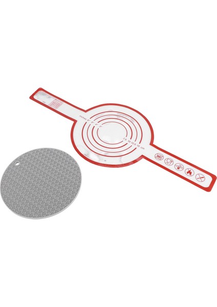 Hollandalı Fırın Ekmek Pişirme Için Potholder ile Silikon Pişirme Mat Uzun Saplı Yapışmaz Pişirme Mat 8.3 Inç Yeniden Kullanılabilir A (Yurt Dışından)