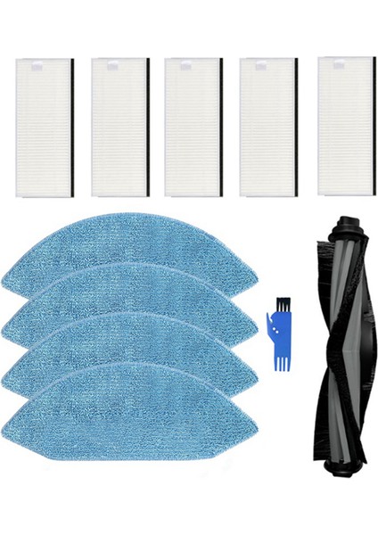 Ecovacs Deebot Ozmo U2 Pro DGN22 Ana Fırça Hepa Filtre Paspas Bezi Için (Yurt Dışından)