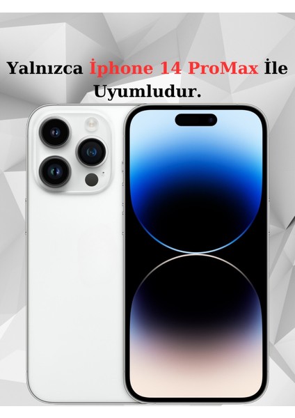 Iphone 14 Promax Uyumlu Sert Silikon Magsafe Özellikli Metal Kamera Çerçeve ve Metal Tuşlu Kılıf