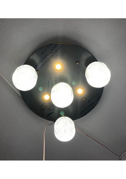 Modern Gold LED Avize 7724G 20 cm - 40 cm modelleri