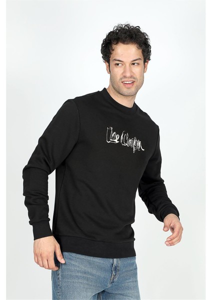 251 Lcm 241023 8101 Sıyah Jeffrey Erkek O Yaka Sweatshırt fiyatları