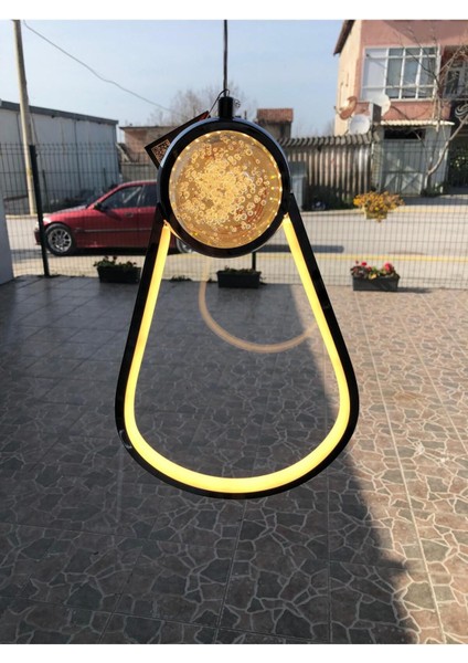 Modern Krom LED Avize 7745K 120 cm - 20 cm