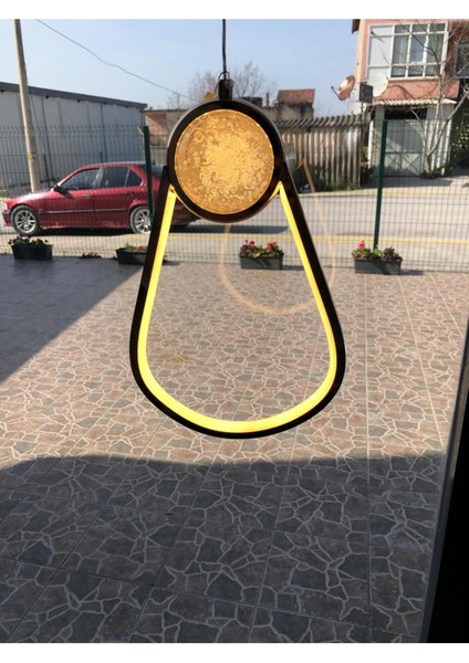 Modern Gold LED Avize 7744G 120 cm - 20 cm modelleri