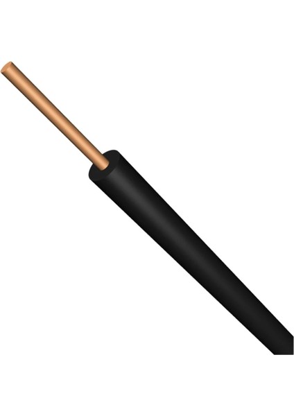H07V-U (Nya) Kablo 1,5 Mm2 Siyah 10 Metre