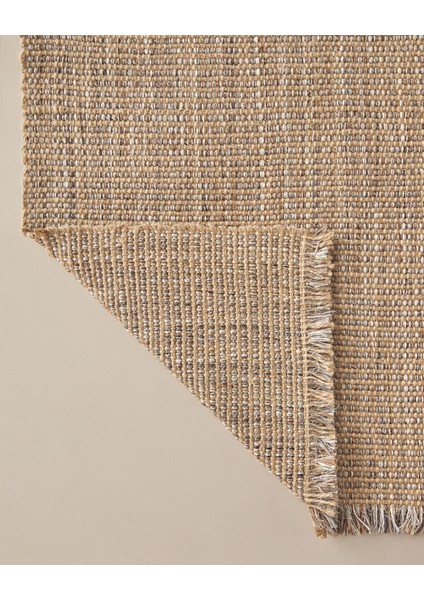 Leona Dekoratif Jüt Kilim 120X180 cm Natural