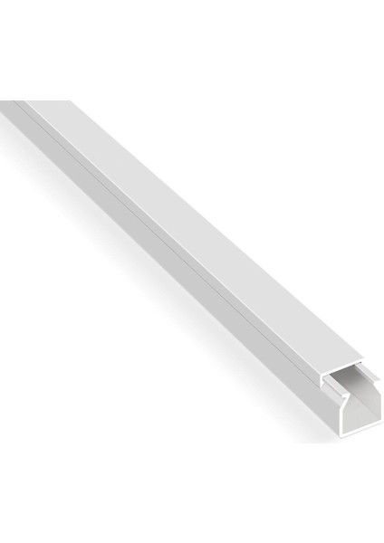 16X16 Kablo Kanalı Yapışkan Bantlı 1 Metre Beyaz