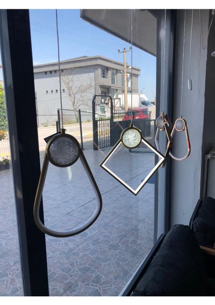 Modern Bronz LED Avize 7740B 110 cm - 30 cm