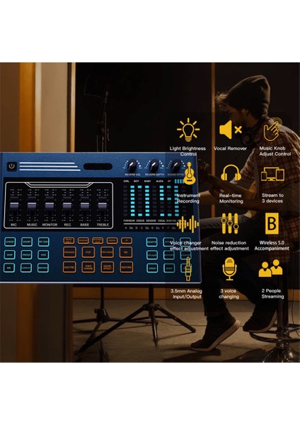 Zealsound Mikrofon Seti, Kondenser Mikrofon, USB Oyun Mikrofonu, Mikrofonlu Pc, Youtube, Canlı Yayın, Web Konferansı Oyun Yorumları Için Ideal Windows/macos Uyumlu G6-A-Et-07