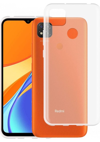 Xiaomi Redmi 9c Kılıf Şeffaf Silikon Kapak - Şeffaf