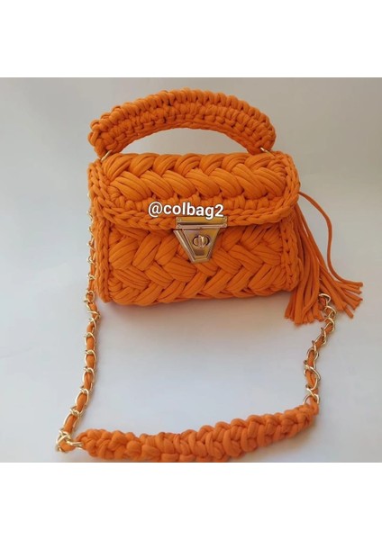 🌸 Fıstık Model El Örgüsü Çanta 🌸