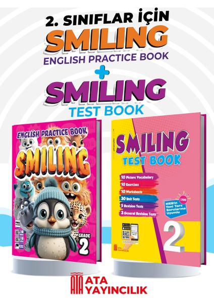 2. Sınıf Smiling English Practice Book + Smiling Test Book Set