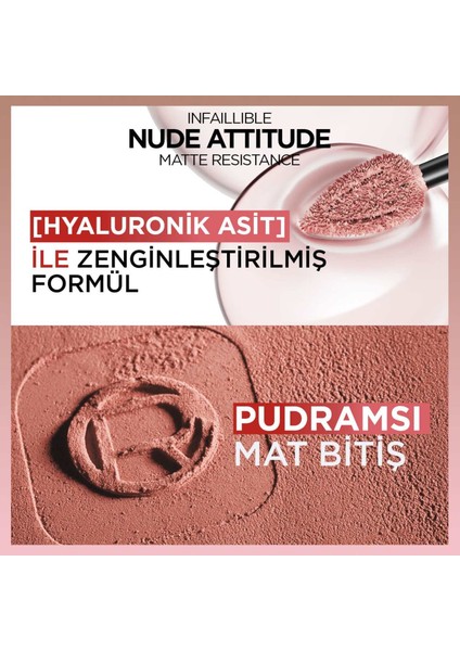 Infaillible Matte Resistance Likit Mat Ruj - 635 Worth It (Medium)