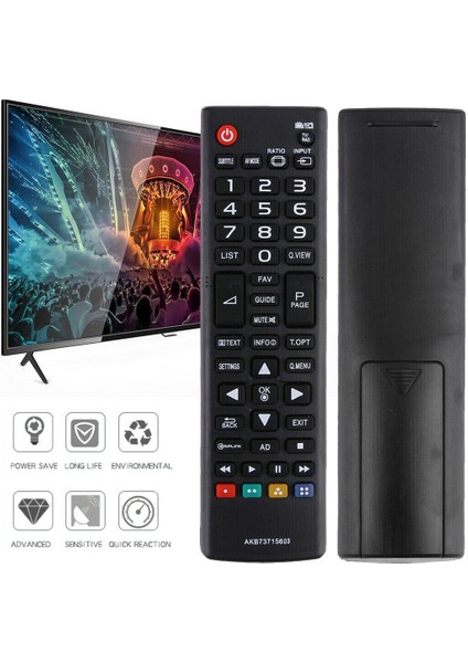 AKB72915207 Lg AKB72915206 Için Akıllı Tv Uzaktan Kumandası 55LD520 LED (Yurt Dışından)