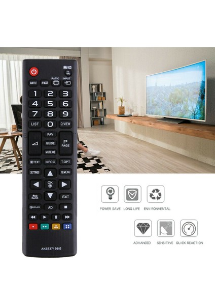 AKB72915207 Lg AKB72915206 Için Akıllı Tv Uzaktan Kumandası 55LD520 LED (Yurt Dışından)