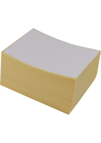 100MM x 150MM 500 Adetlik Paketlerde Lamine Termal Z Katlama Kargo Etiketi - Yazıcı Uyumlu, Yüksek Kaliteli Gönderi Etiketi