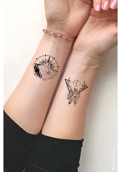 Voyage Minimal Geçici Dövme Tattoo