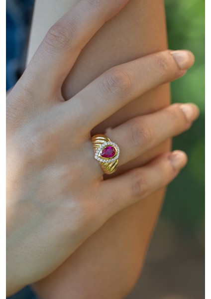 Burgulu Şövalye Altın Yüzük CGKYZK0133