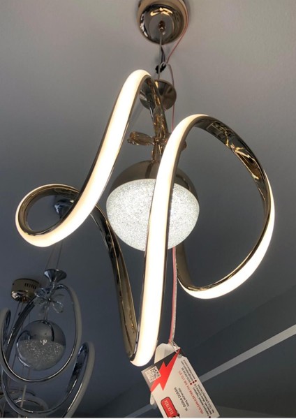 Modern Gold LED Avize 7704G 100CM - 30CM