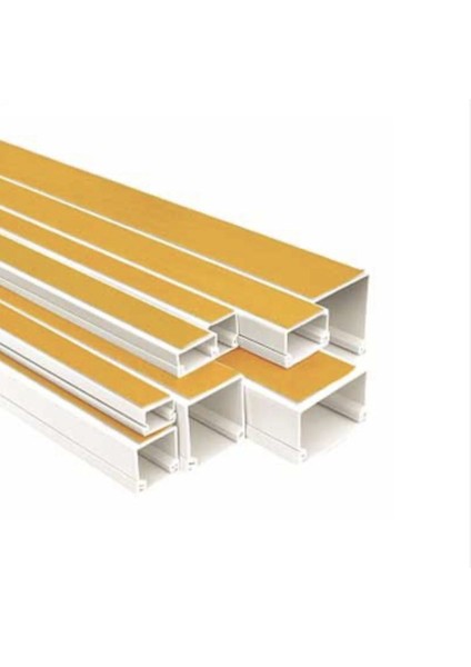 40X25 Kablo Kanalı Canalex Yapışkan Bantlı 1 Mt.