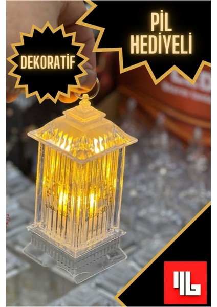 Pil Hediyeli Kristal LED Mum Mini Gece ve Masa Dekor Lambası Pilli fiyatları