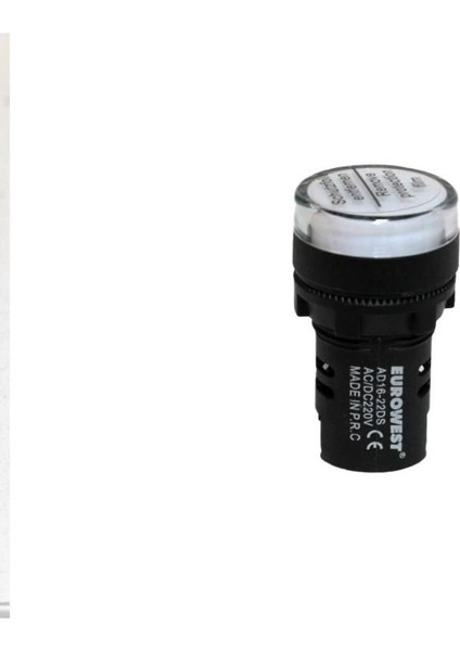 LS-220V-B 22MM Beyaz LED Sinyal Lambası modelleri