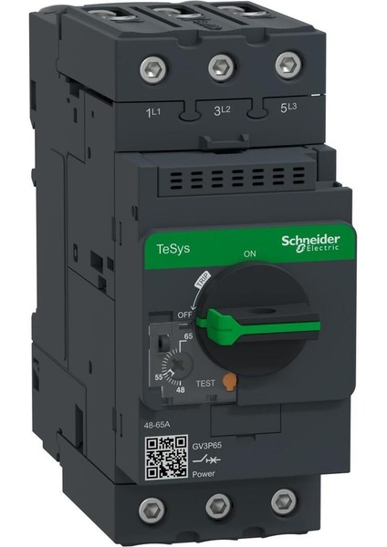 Schneıder GV3P65 Tesys Gv3 Motor Devre Kesici Termik Manyetik Röle 48-65 Amper