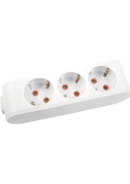 Multi-Let Topraklı Klemensli 3'lü Grup Priz 90113300 Kablosuz