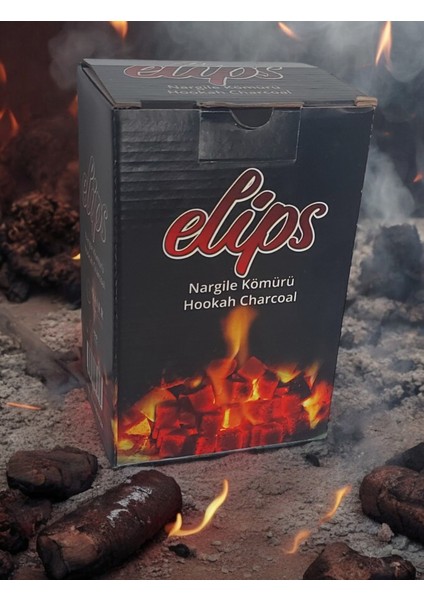 Elips Nargile Kömürü %100 Hindistan Cevizi Kabuğundan 1 kg