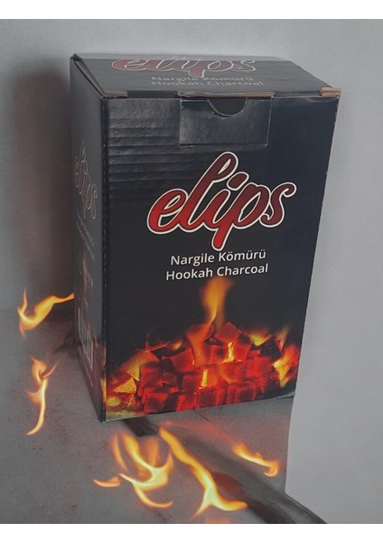 Elips Nargile Kömürü %100 Hindistan Cevizi Kabuğundan 1 kg