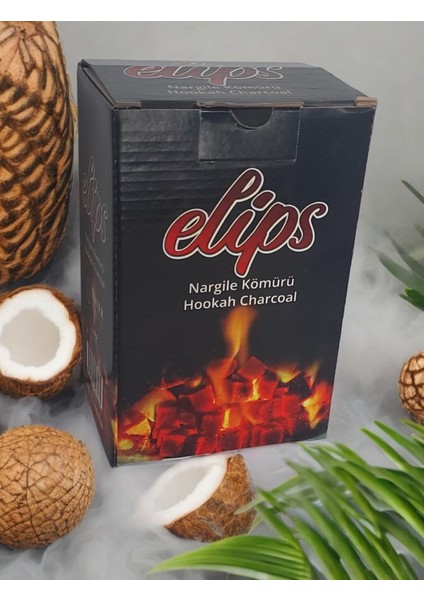 Elips Nargile Kömürü %100 Hindistan Cevizi Kabuğundan 1 kg