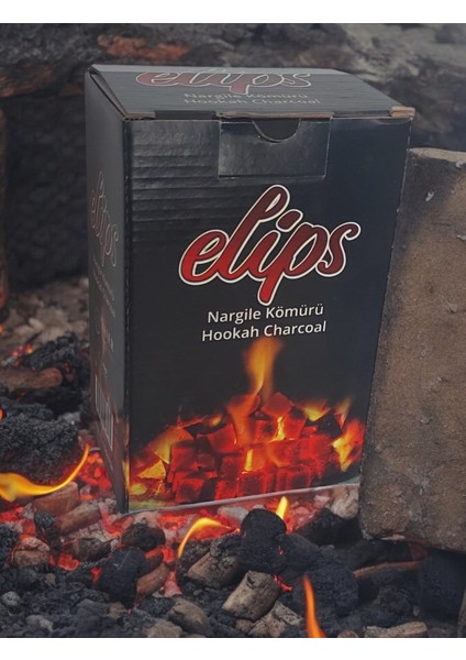 Elips Nargile Kömürü %100 Hindistan Cevizi Kabuğundan 1 kg