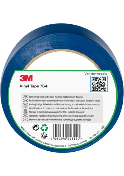 764I Mavi Genel Amaçlı Vinil Bant 50 mm x 33 mt fiyatları