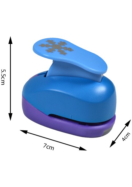 Şekilli Delgeç Kartanesi 2.5 cm KM8810