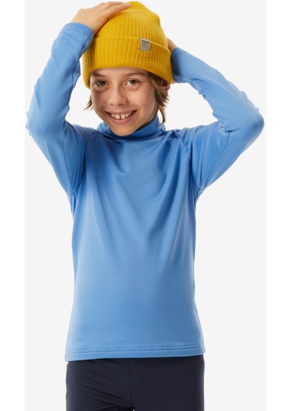 Wedze Çocuk Sıcak Tutan Üst Kayak Termal Termal İçliği - Mavi - BL 500