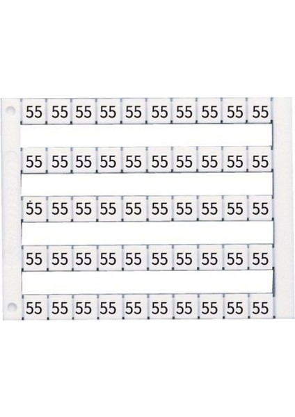 5 x 5 Klemens Etiketi Dy5 (21-30)