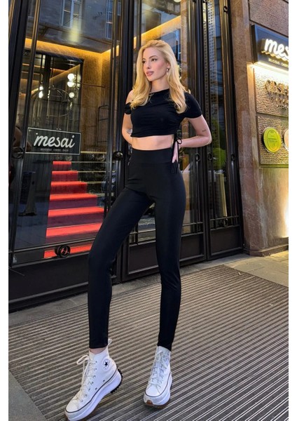Kadın Toparlayıcı Iç Göstermeyen Yüksek Bel Tayt modelleri