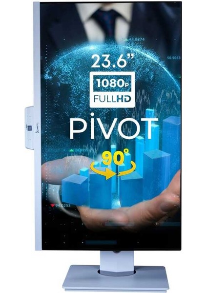 TAX1279 I7 7700HQ 8gb Ddr4 Ram 1tb M.2 Nvme SSD 23.6 Inç Fhd Pivot Webcam All In One Pc