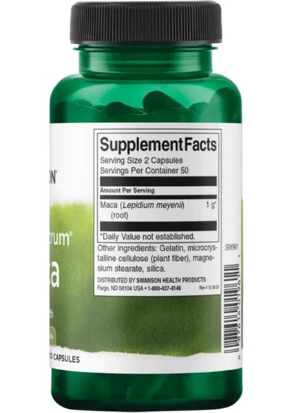 Premium Full Spectrum Maca 500MG 100 Capsul usa Menşei Avrupa Içerik Değildir 3525 fiyatları