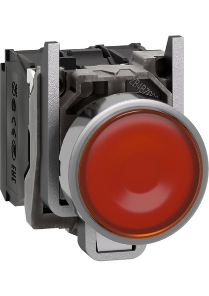 Kırmızı Pano Tipi Eksiksiz Işıklı Buton Ø22 Yaylı Dönüş 1na 1nk 24V XB5AW34B5