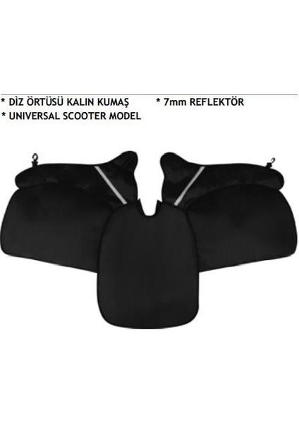 Kışlık Diz Örtüsü Dok Model 2 Scooter