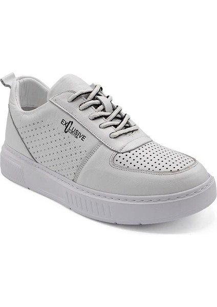 Erkek Sneaker Deri Ayakkabı 082Y24E40740