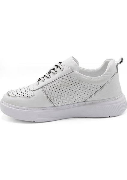 Erkek Sneaker Deri Ayakkabı 082Y24E40740