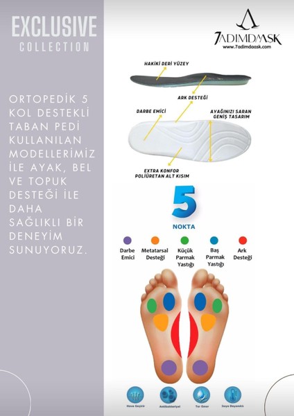 Erkek Sneaker Deri Ayakkabı 082Y24E40740
