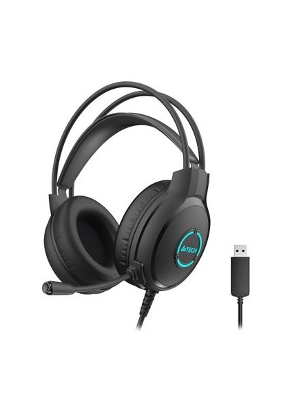 A4 Tech FH-300U Kablolu USB Kulaklık/mikrofon, Siyah
